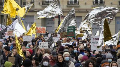 "Остановите пытки на границе": в Варшаве прошла демонстрация в защиту беженцев