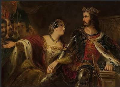 О чем же на этой картине королева Филиппа так страстно умоляет своего мужа Эдуарда III - skuke.net - Англия - Франция - Интересно