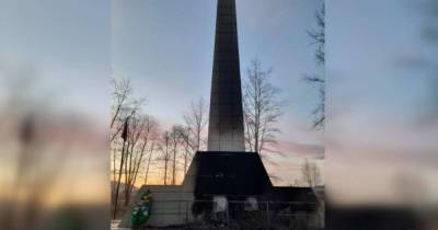 В Приамурье сгорел памятник павшим в Великой Отечественной войне
