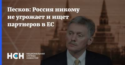 Песков: Россия никому не угрожает и ищет партнеров в ЕС