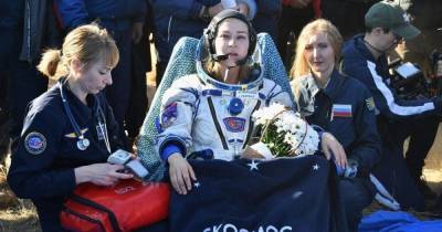 Российские актеры вернулись с международной космической станции