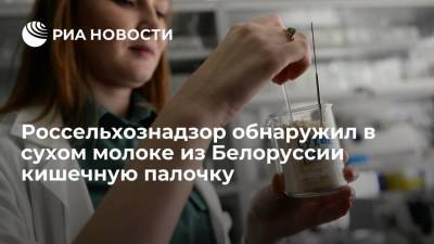 Россельхознадзор обнаружил в сухом молоке белорусской "Милкавиты" кишечную палочку