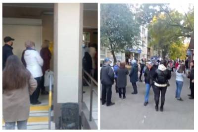 Толпы людей выстроились перед поликлиниками в Одессе: видео ажиотажа