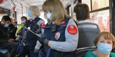 В московском транспорте будут штрафовать пассажиров с приспущенной маской