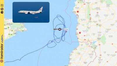 Самолет ВМС США провел разведку у объектов РФ в Сирии
