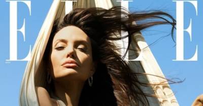 Парящая над землей Анджелина Джоли появилась на страницах Elle