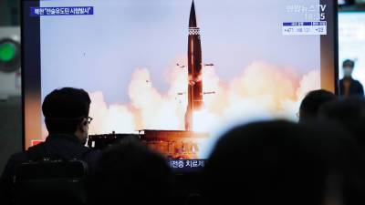 В КНДР провели пуск баллистической ракеты