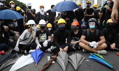 Пятеро студентов в Гонконге получили тюремные сроки за участие в протестах