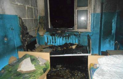 В Бобруйской городской больнице произошел пожар