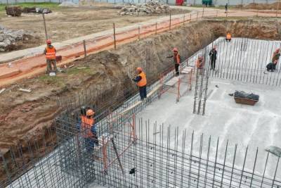 Строительство нового детского сада в Серпухове идет с опережением графика