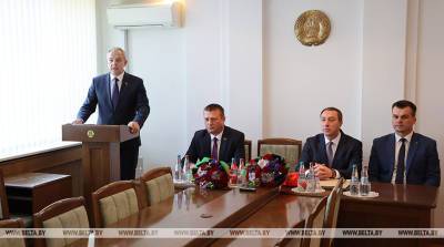 Сергеенко представил нового министра юстиции коллективу