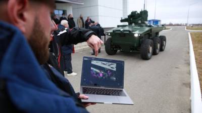 В России прошли испытания автономных ударных роботов «Маркер»