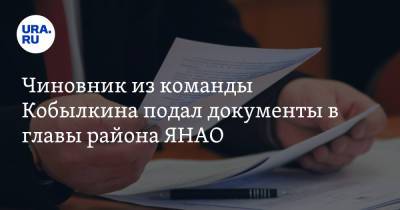 Чиновник из команды Кобылкина подал документы в главы района ЯНАО