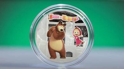 ЦБ РФ выпускает монеты с персонажами мультсериала «Маша и Медведь»