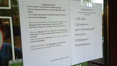 В торговых центрах Калининграда появились вакансии контролёров QR-кода
