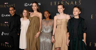Экономная Анджелина Джоли нарядила приемную дочь в свое "старое" платье