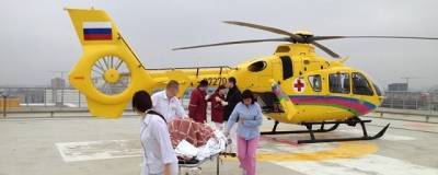 На Кубани с начала года 196 пациентов доставили вертолетом в ККБ №1