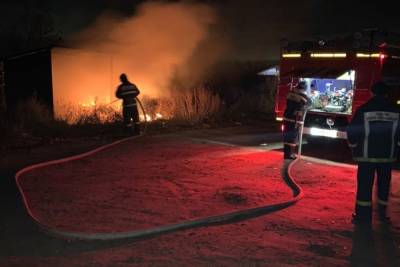 Пензенские пожарные ликвидировали возгорание в сдт «Степное»