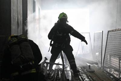 Пожар вспыхнул в одной из башен комплекса "Москва-Сити"
