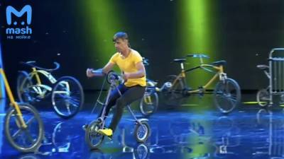 Петербуржец показал свои велоизобретения на итальянском шоу талантов — видео