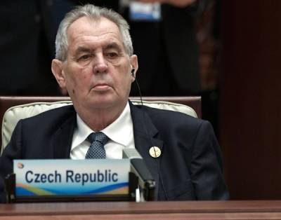 В Чехии выступили за снятие полномочий с Милоша Земана по состоянию здоровья