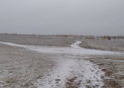 В Рязанской области засняли первый снег