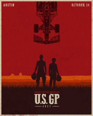 Постеры команд, посвящённые Гран При США