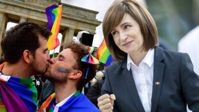 Партия Санду проголосовала за расширение прав геев и лесбиянок