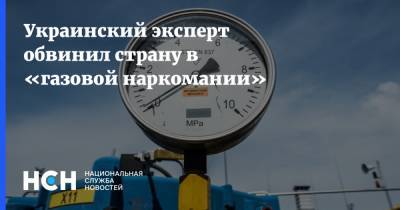 Украинский эксперт обвинил страну в «газовой наркомании»