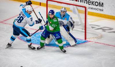 «Салават Юлаев» проиграл «Сибири» 1:3 в домашнем матчем КХЛ