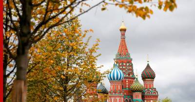 В Москве ожидается облачная погода с температурой до +12°C