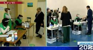 Избирательные участки начали работу в Грузии