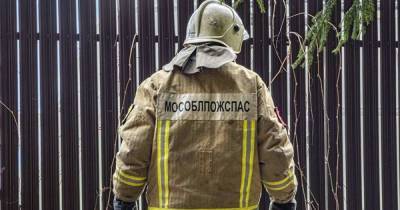 Площадь пожара на складе с мебелью под Москвой достигла 800 кв. метров