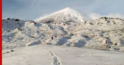 На Камчатке пропал альпинист во время восхождения на Ключевской вулкан