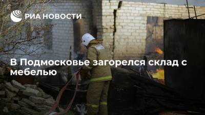 Площадь пожара на складе в Подмосковье достигла 800 "квадратов"