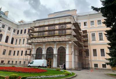 В Петербурге продолжается реставрация Аничкова дворца