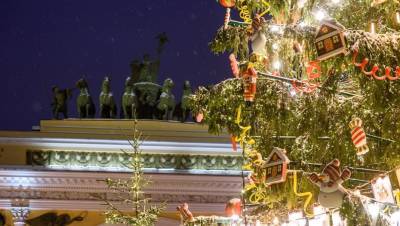 В Петербурге завершилось голосование по новогодней ёлке на Дворцовой