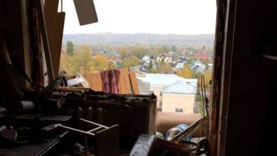 Последствия взрыва газа в доме в Нижнем Новгороде — видео