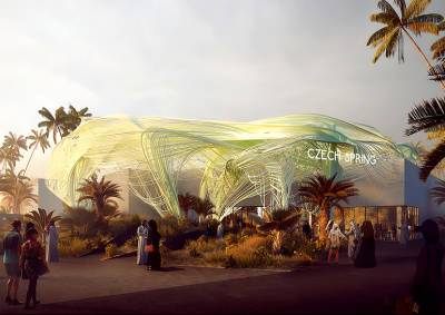 Как выглядит чешский павильон на Всемирной выставке в Дубае: видео