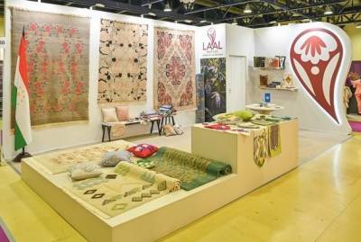 Таджикский бренд LA’AL Textiles вызвал огромный интерес среди участников и гостей Heimtextil Russia-2021