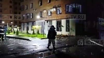 Последствия взрыва в доме во Владикавказе сняли на видео