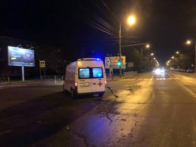 Автомобиль скорой помощи попал в ДТП в Санкт-Петербурге