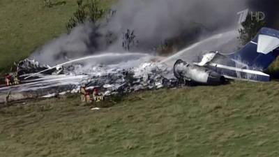 В Техасе пассажирский самолет буквально рассыпался на куски во время взлета