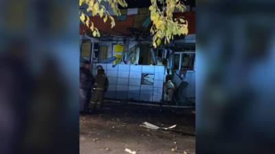 Появилось видео с места взрыва в ТЦ в Воронежской области