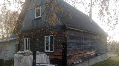 В Минском районе при пожаре жилого дома сотрудники МЧС спасли женщину