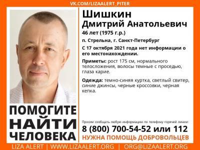 В Санкт-Петербурге без вести пропал 46-летний мужчина