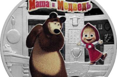 Банк России выпустил монеты с изображением «Маши и Медведя»