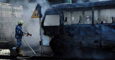 Сирия: при подрыве автобуса с военными в Дамаске погибло более 10 человек