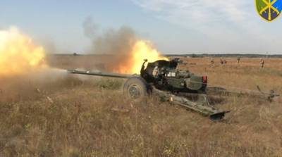 Украина провела противотанковые учения возле Крыма
