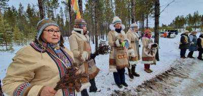 Эвенки Якутии провели охотничий обряд на празднике первого снега